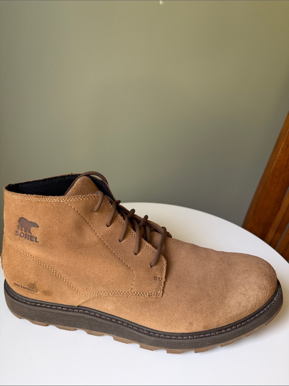 Sorel Men's Madson II Waterproof Soft Suede Leather Boots Lace Up (NM5372-286)